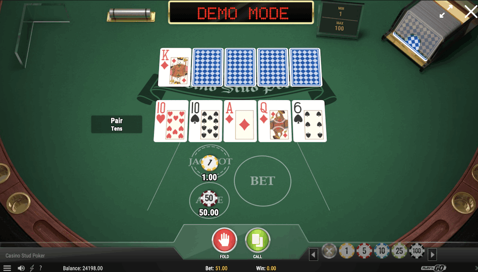 Casino Stud Poker by Play’n GO - 2